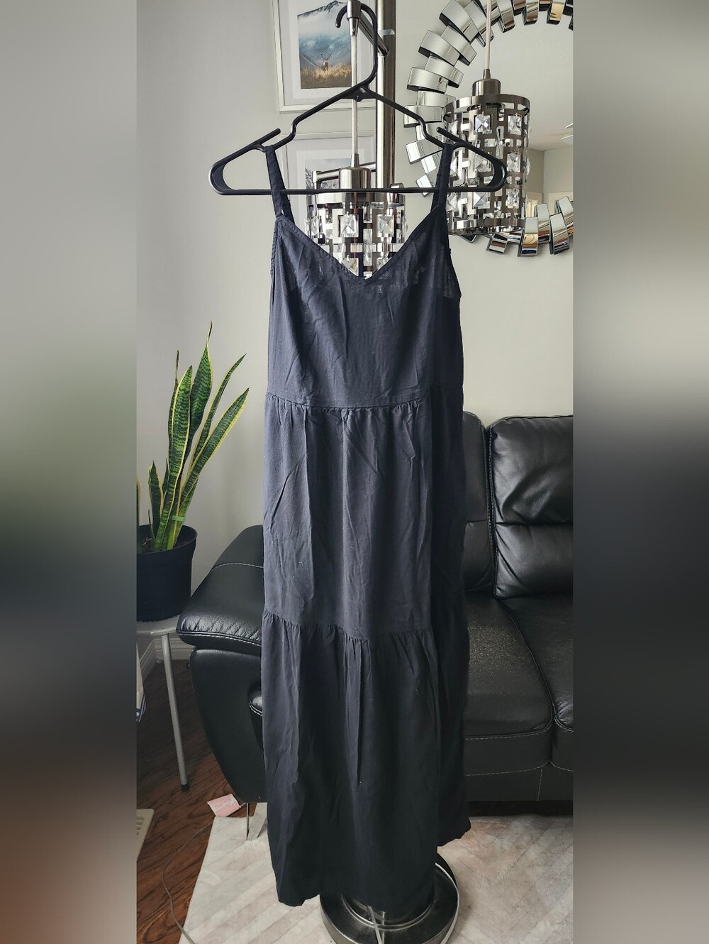 Old Navy Black Cami Maxi Dress
